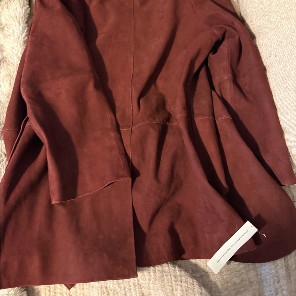 NEVER WORN Reformation suede Celine coat- with tags, never worn! - Picture 5 of 6